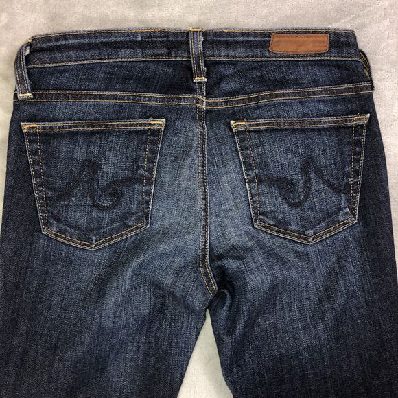 Adriano Goldschmied Womens 26R the Stilt Cigarette Leg Dark Wash Jeans - Picture 7 of 8